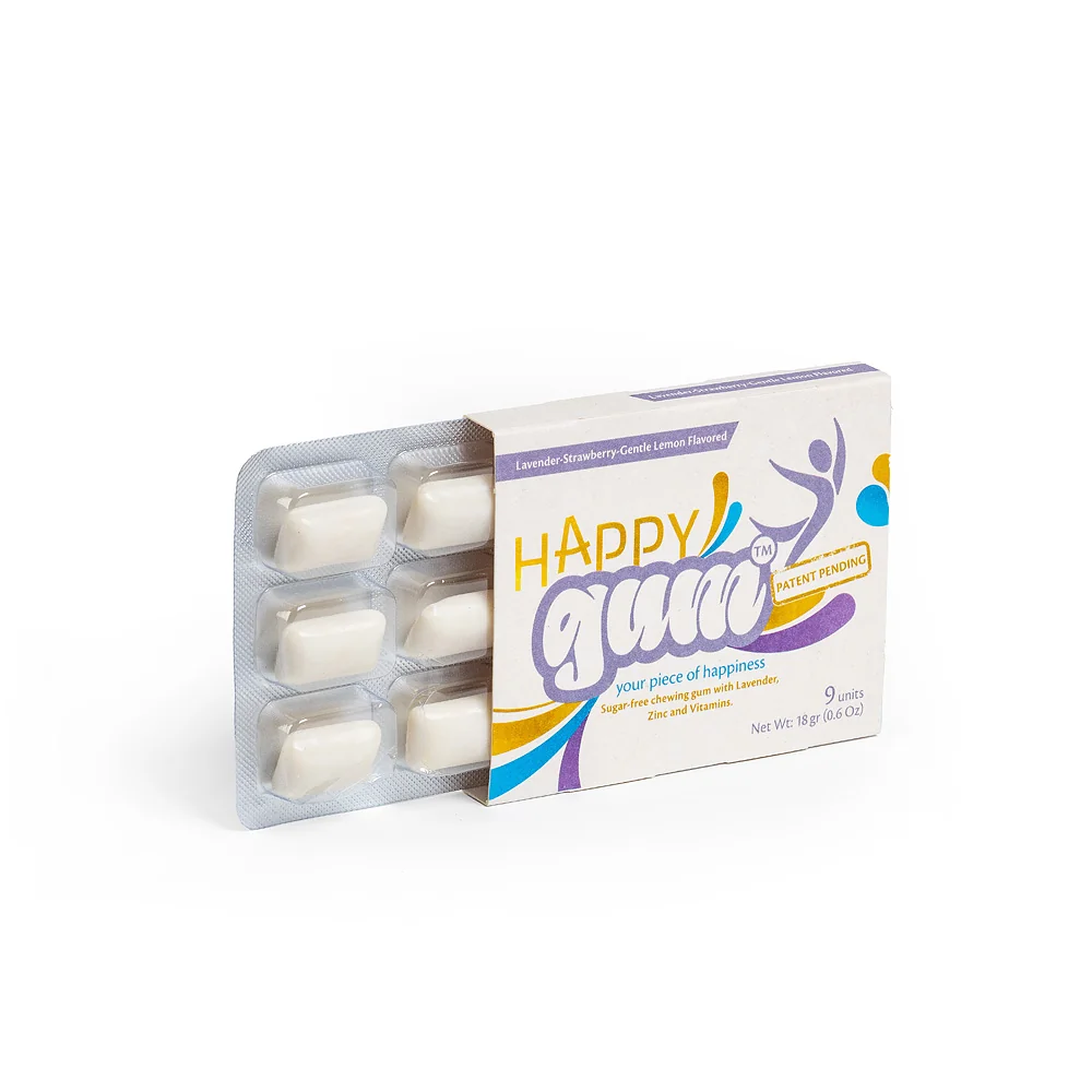 HappyGum Funkční žvýkačka 9 ks