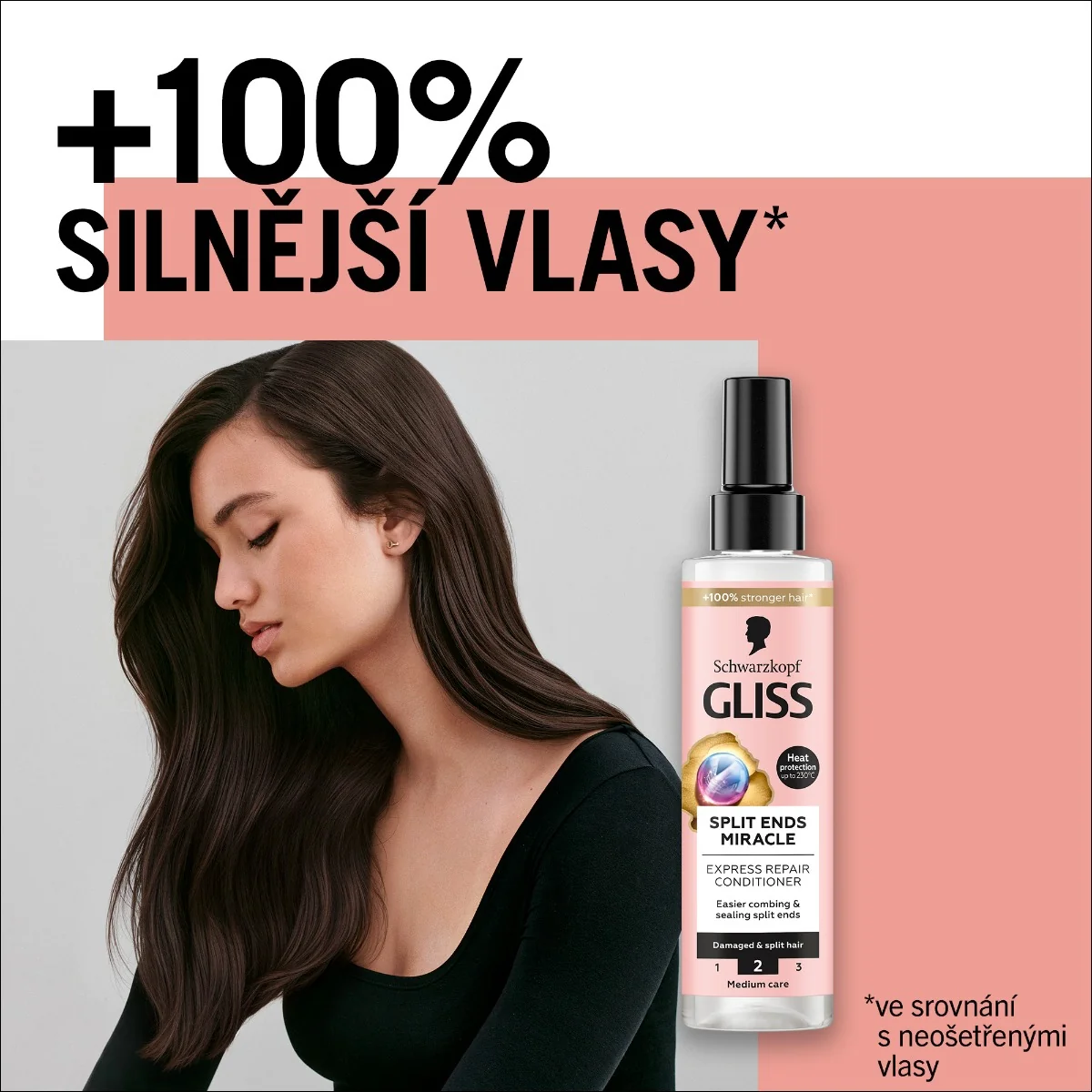 Gliss Split Ends Miracle kondicionér ve spreji 200 ml