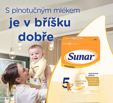 Sunar Complex. S plnotučným mlékem je v bříšku dobře.