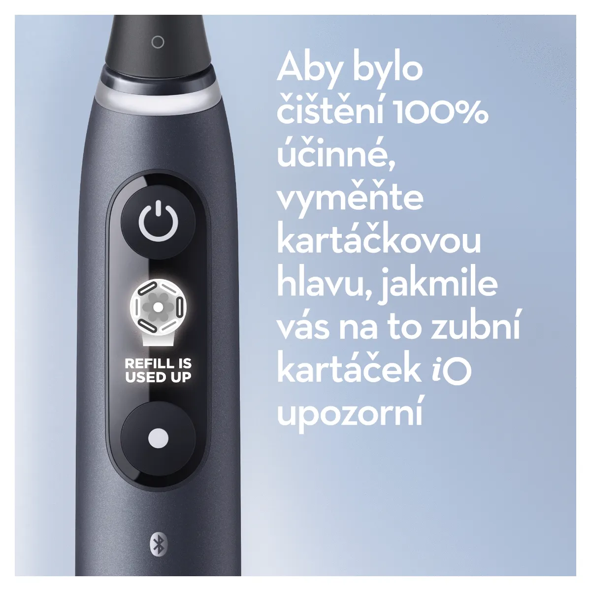 Oral-B iO7 Series Duo Black Onyx Extra Handle elektrický zubní kartáček 2 ks