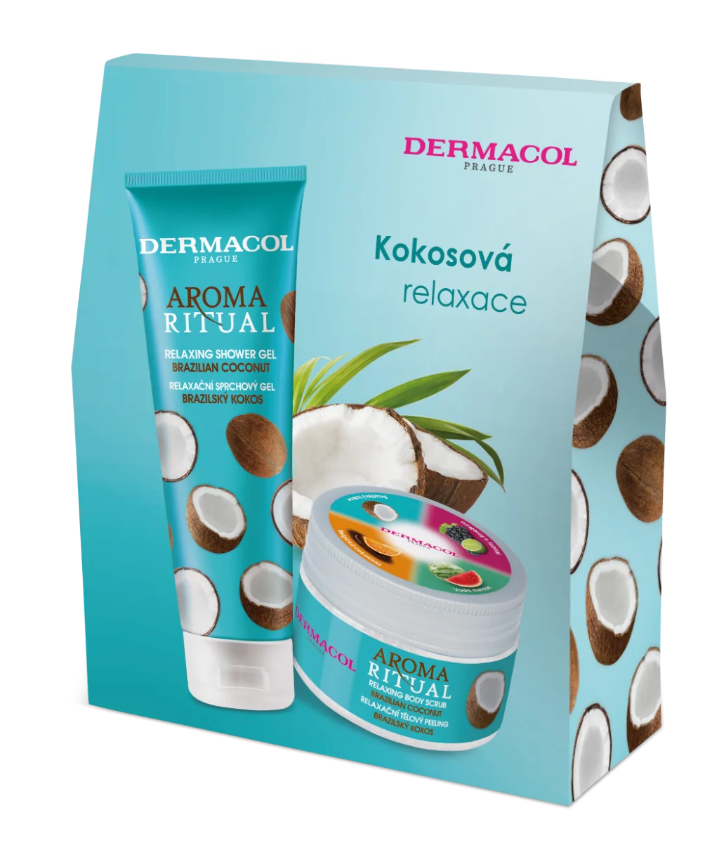 Dermacol Aroma Ritual Kokosová relaxace dárková sada 2 ks