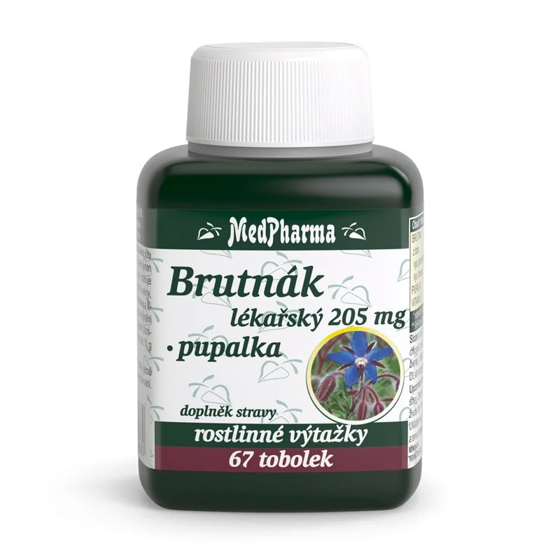 MedPharma Brutnák lékářský 205 mg + pupalka 67 tobolek