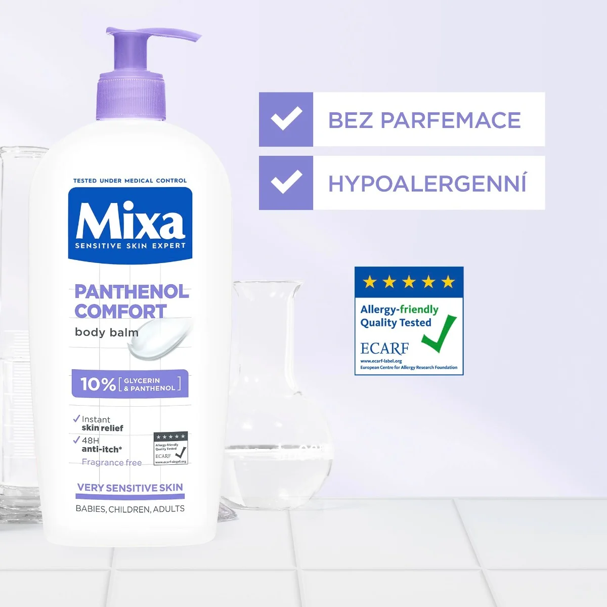 Mixa Baby & Adult Atopiance zklidňující tělové mléko 400 ml