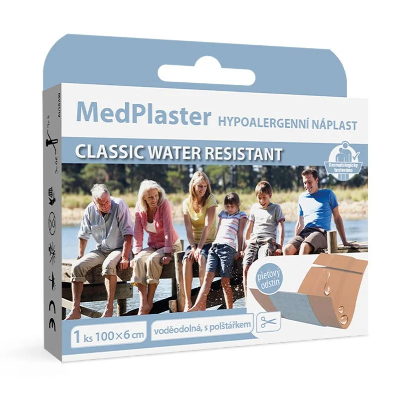 MedPlaster Náplast CLASSIC water resistant 100x6 cm 1 ks