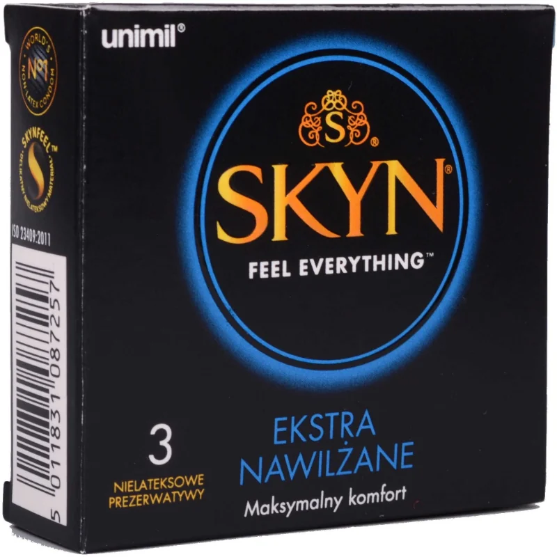 SKYN Extra Lube – bezlatexové kondomy (3 ks)