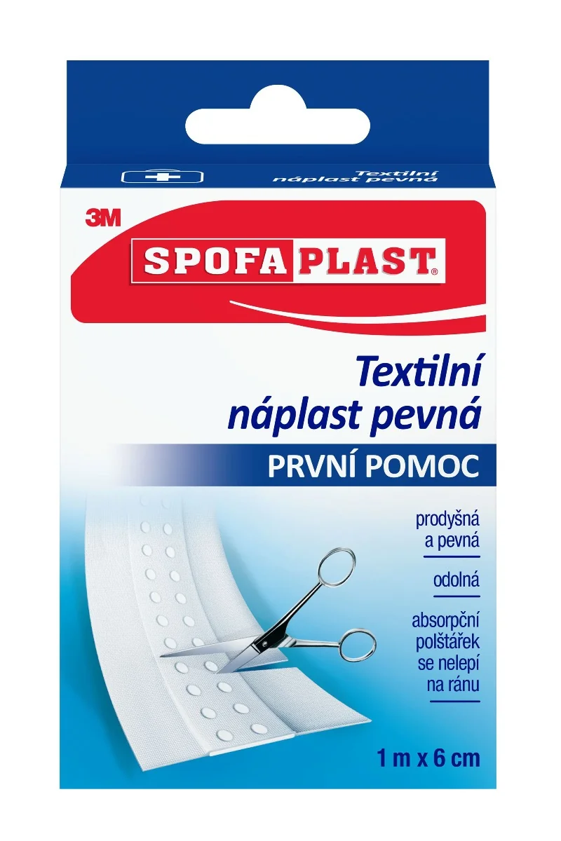 3M Spofaplast 254 Pevná textilní náplast 6 cm x 1 m