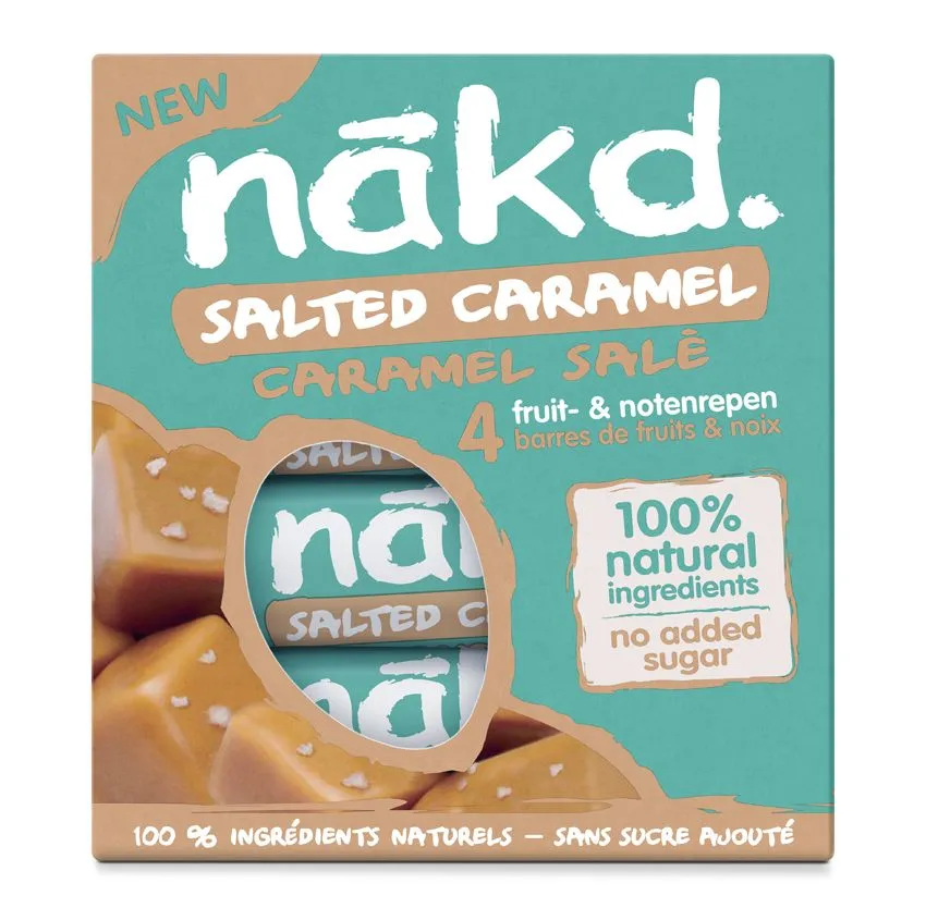 Nakd Tyčinka Salted Caramel 4x35 g