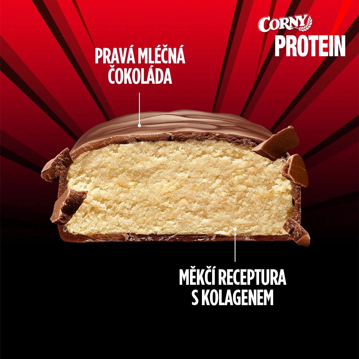 Corny Protein 30% vanilka 50 g