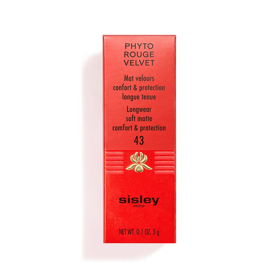 Sisley Phyto-Rouge Velvet 43 Rouge Ardent matná rtěnka 3 g