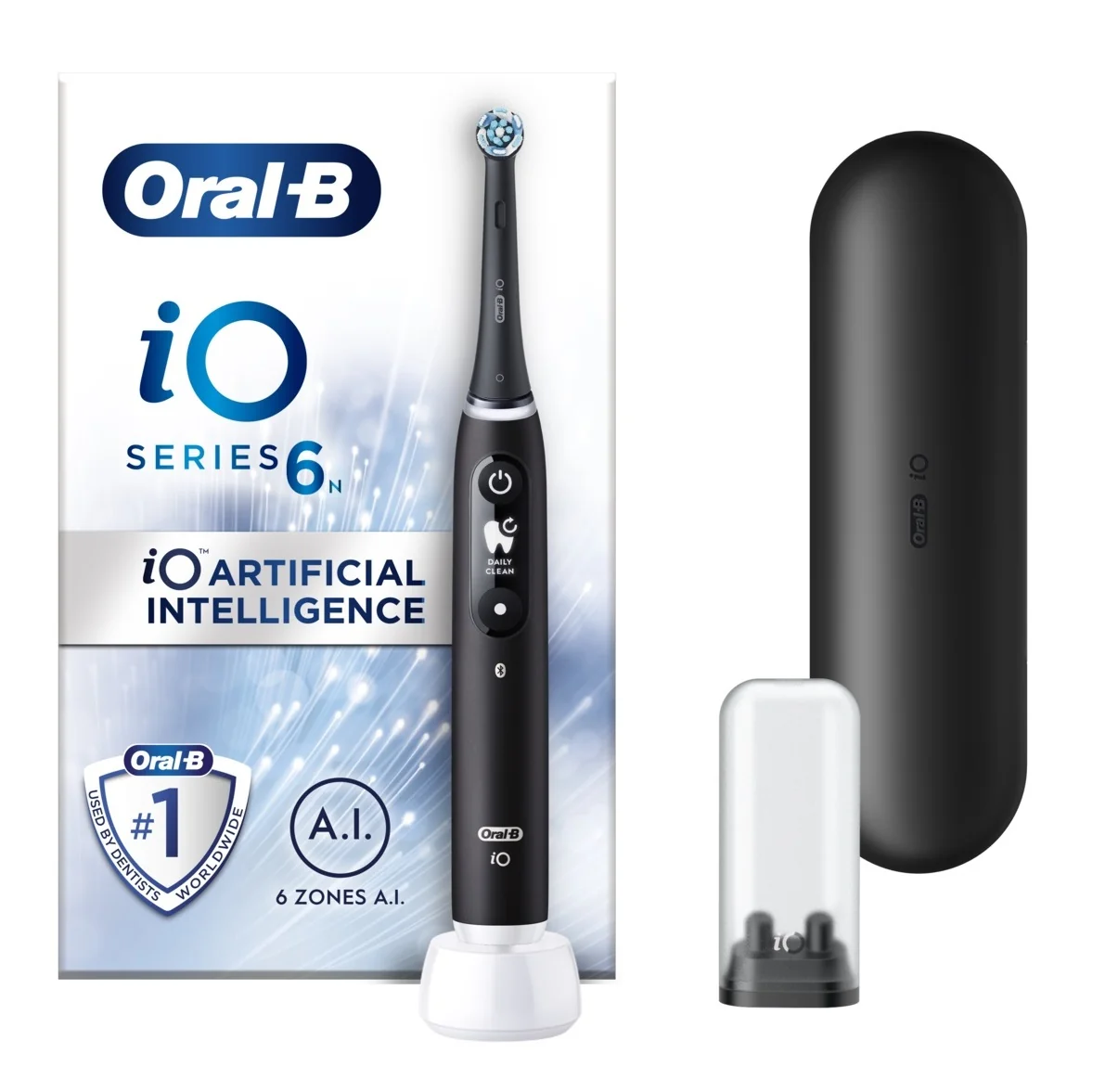 Oral-B iO Series 6 elektrický zubní kartáček Black Onyx