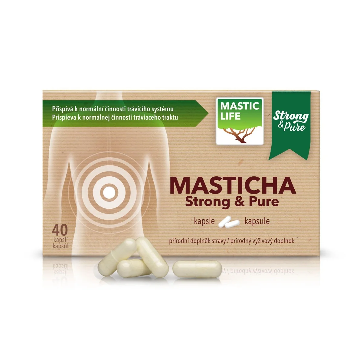 Masticlife Strong & Pure Chios Masticha 40 kapslí