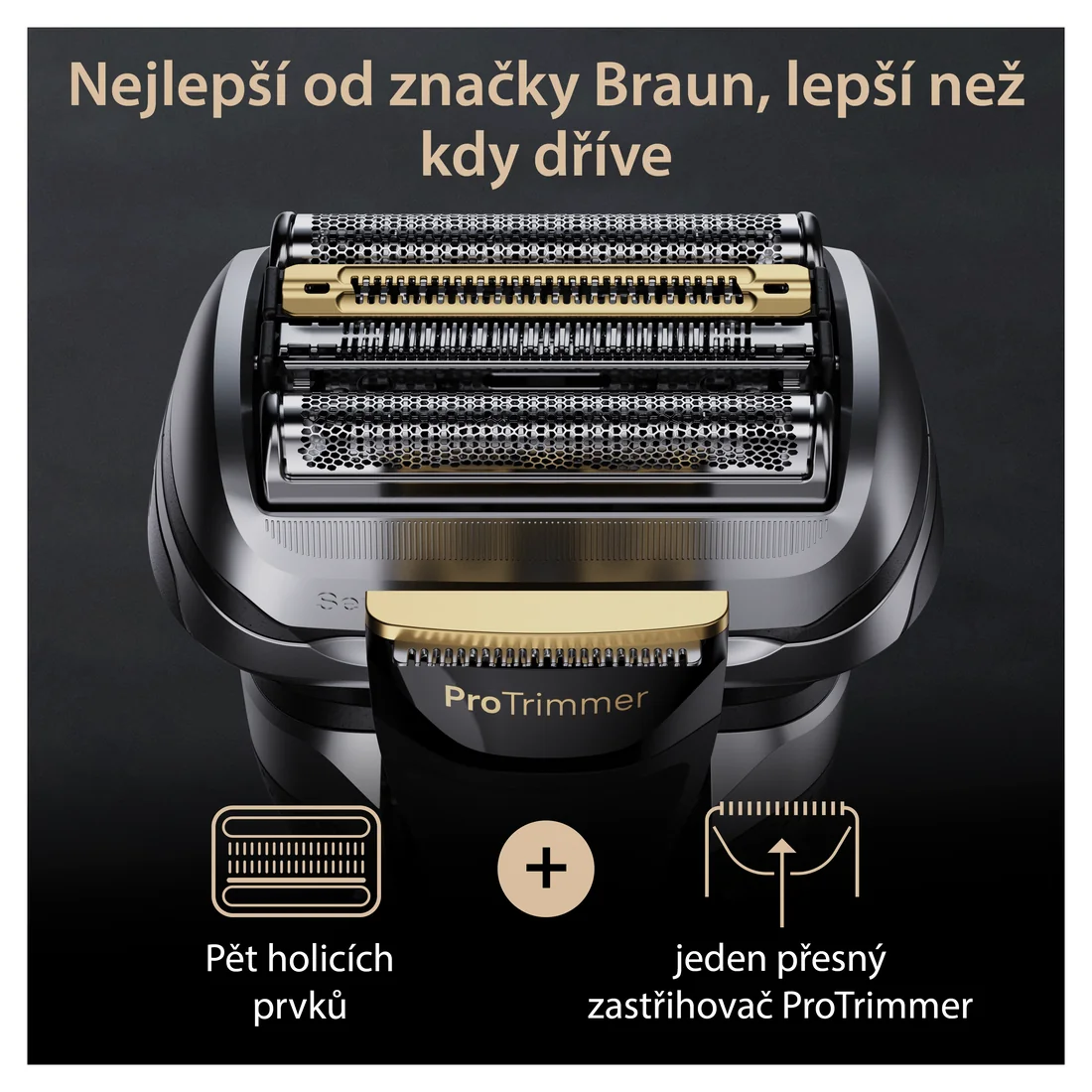 Braun Series 9 PRO+ 9567cc pánský holicí strojek silver