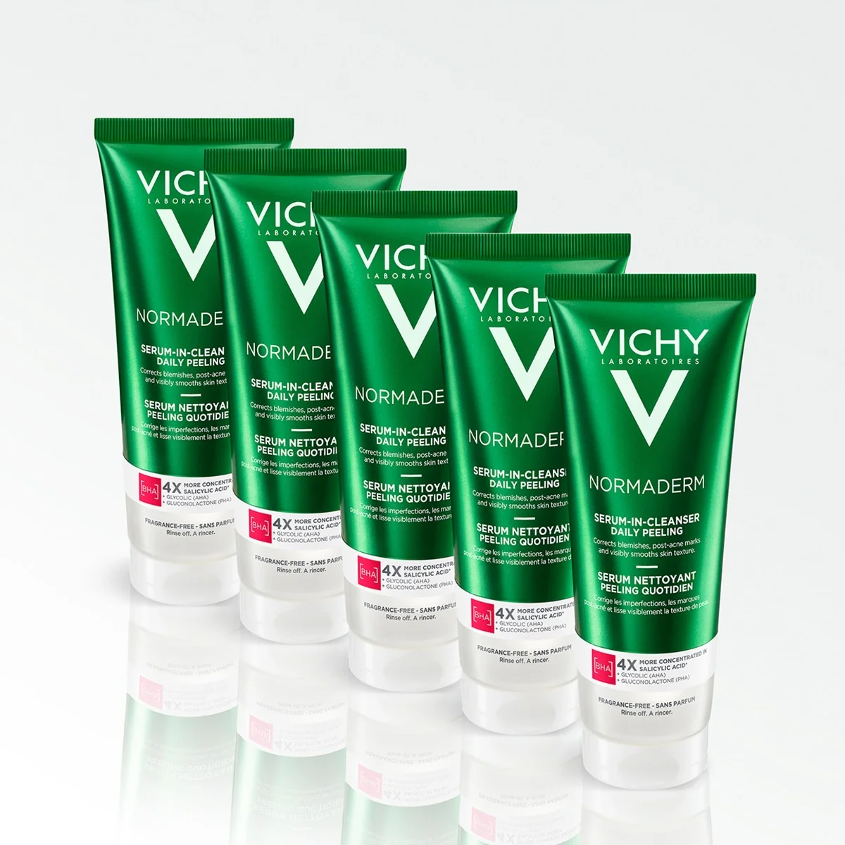 Vichy Normaderm Čisticí sérum a peeling 125 ml