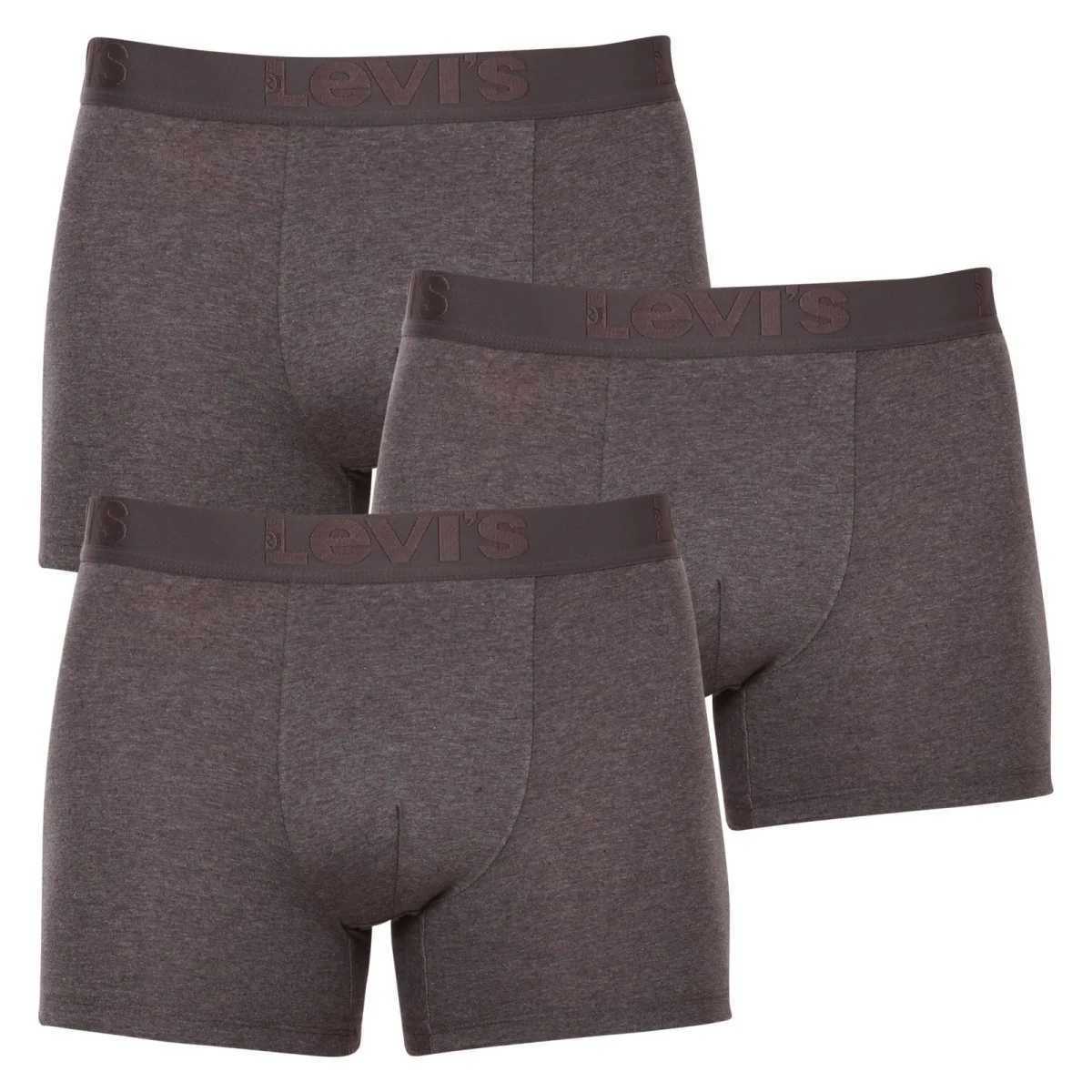 Levis 3PACK pánské boxerky šedé (905045001 007) M 