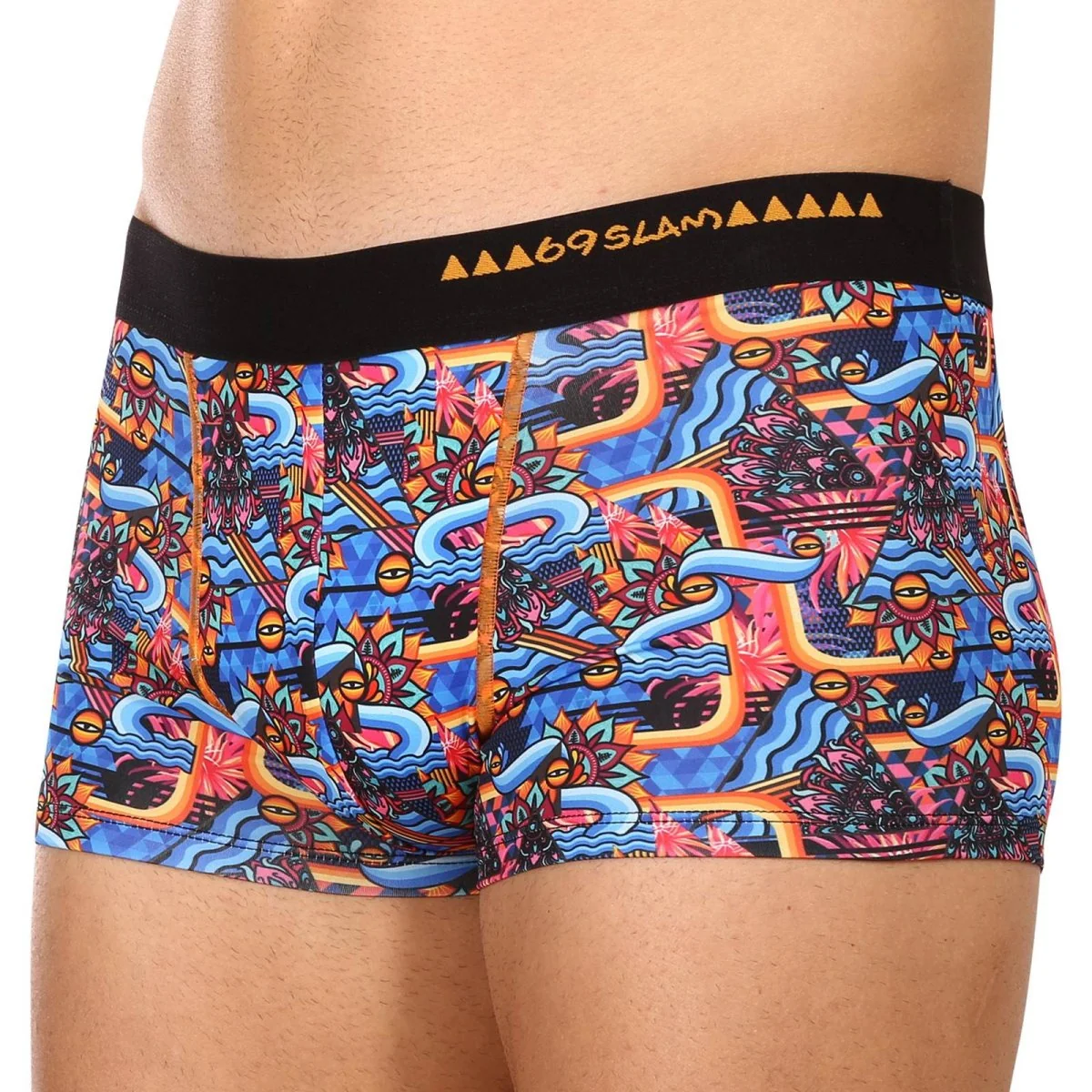 69SLAM Pánské boxerky hip alien eye (MSYALE-PO) XL 