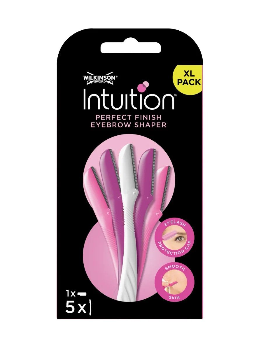 Wilkinson Intuition Perfect Finish Eyebrow Shaper břitva na obočí 5 ks