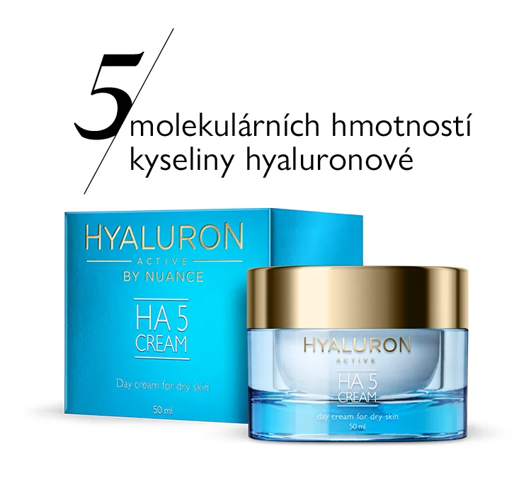 Nuance Hyaluron Active HA 5 denní krém pro suchou pleť 50 ml