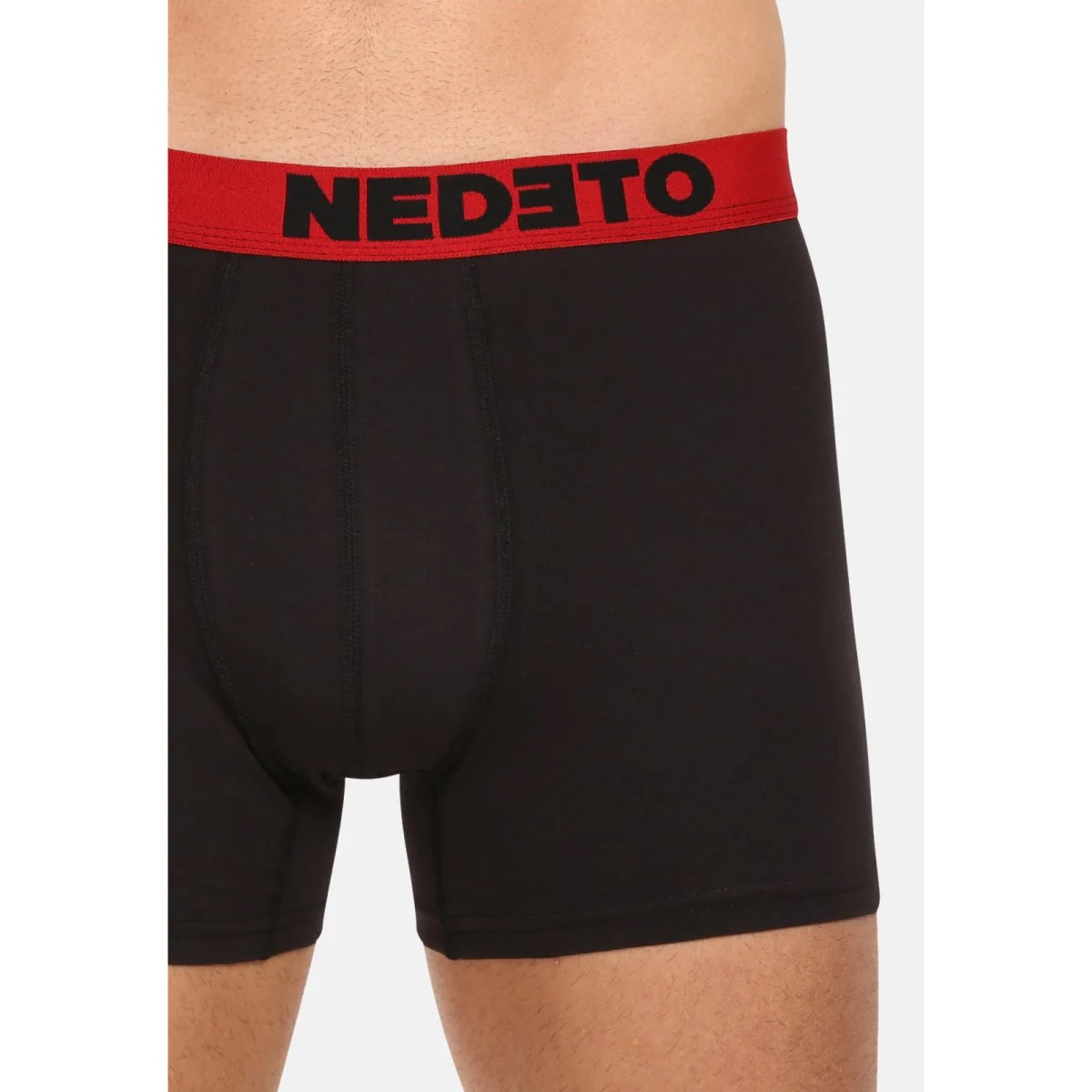 Nedeto 7PACK pánské boxerky černé (7NB002b) XL 