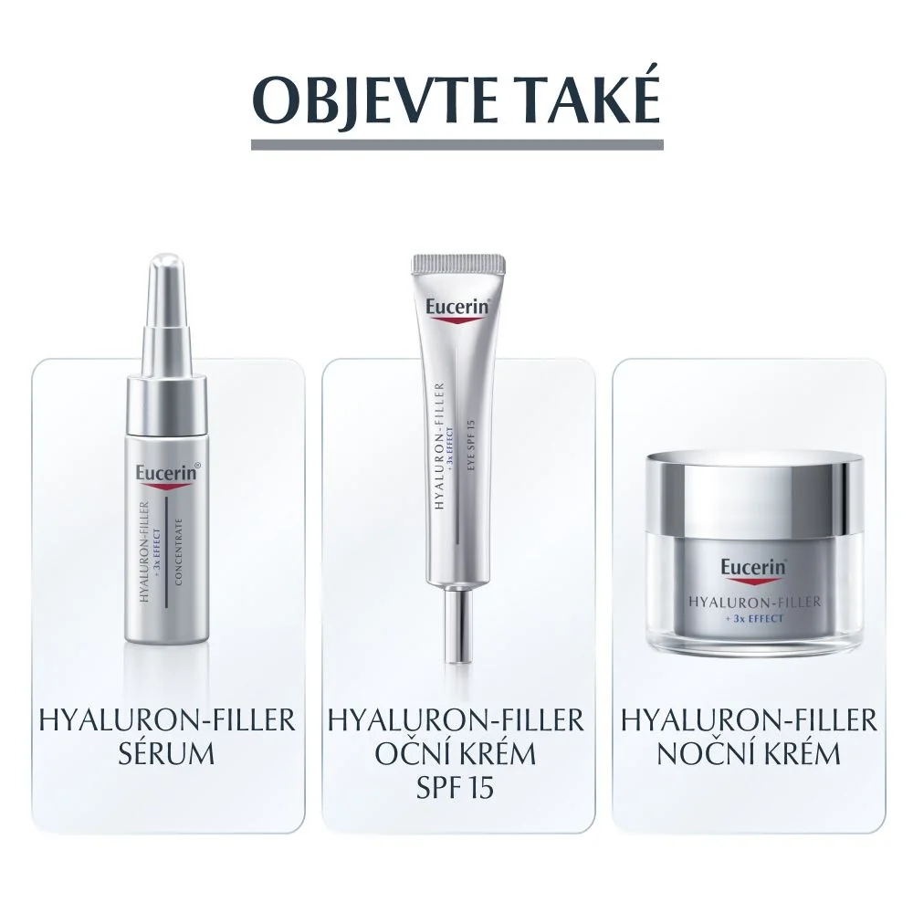 Eucerin Hyaluron-Filler + 3x Effect denní krém pro normální a smíšenou pleť 50 ml