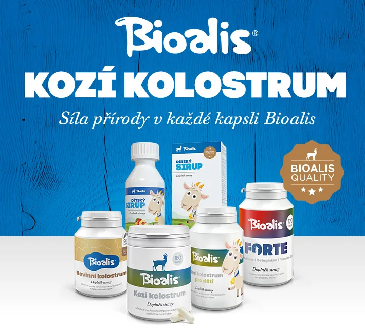 Bioalis Kozí kolostrum. Síla přírody v každé kapsli Bioalis. Ideální čas vyzkoušet.