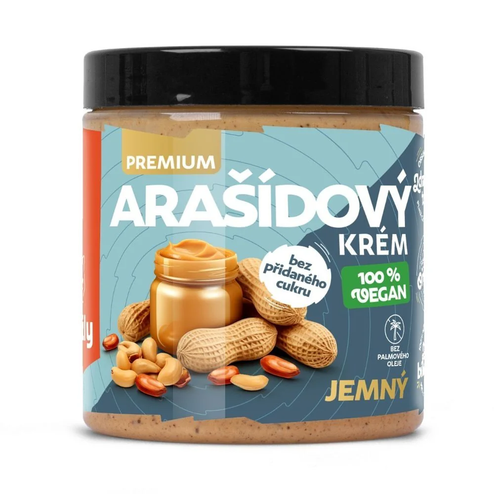 Grizly Arašídový krém jemný premium 250 g