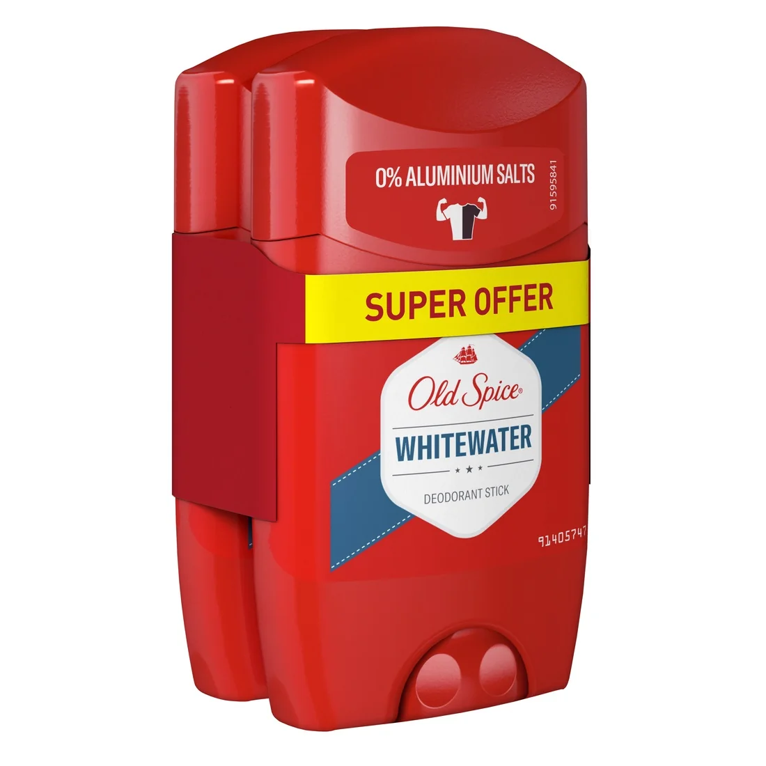 Old Spice Whitewater Pánský tuhý deodorant 2x50 ml