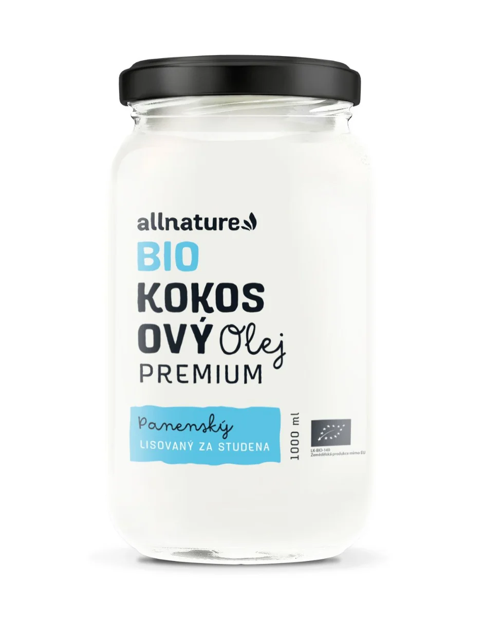 Allnature Kokosový olej panenský BIO 1000 ml