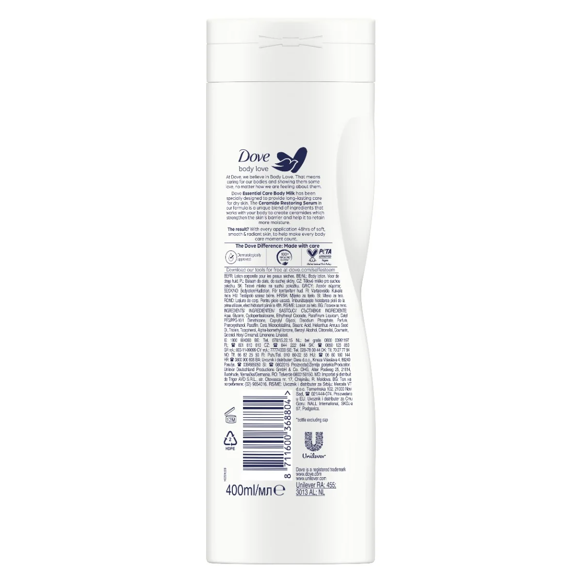 Dove Regular tělové mléko 400 ml