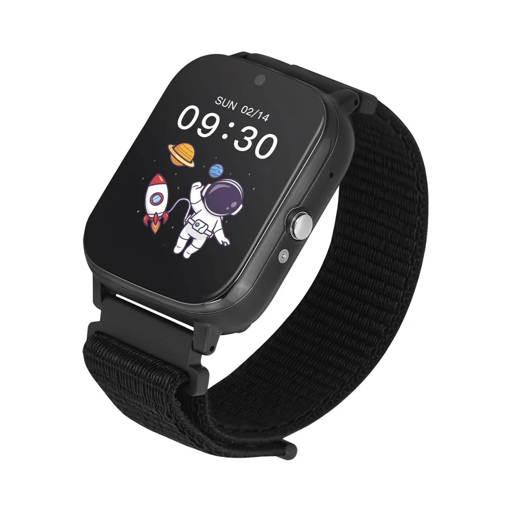 Garett Smartwatch Kids Tech 4G dětské chytré hodinky Black Velcro