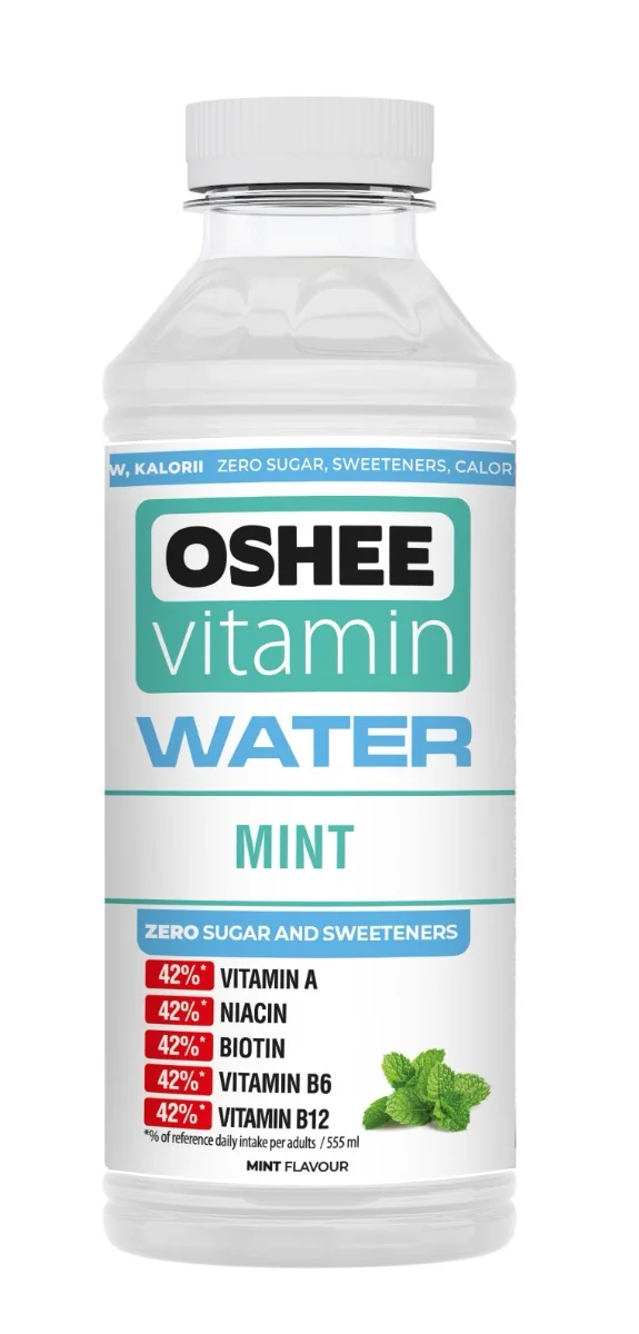 OSHEE Vitamínová voda máta bez cukru 555 ml