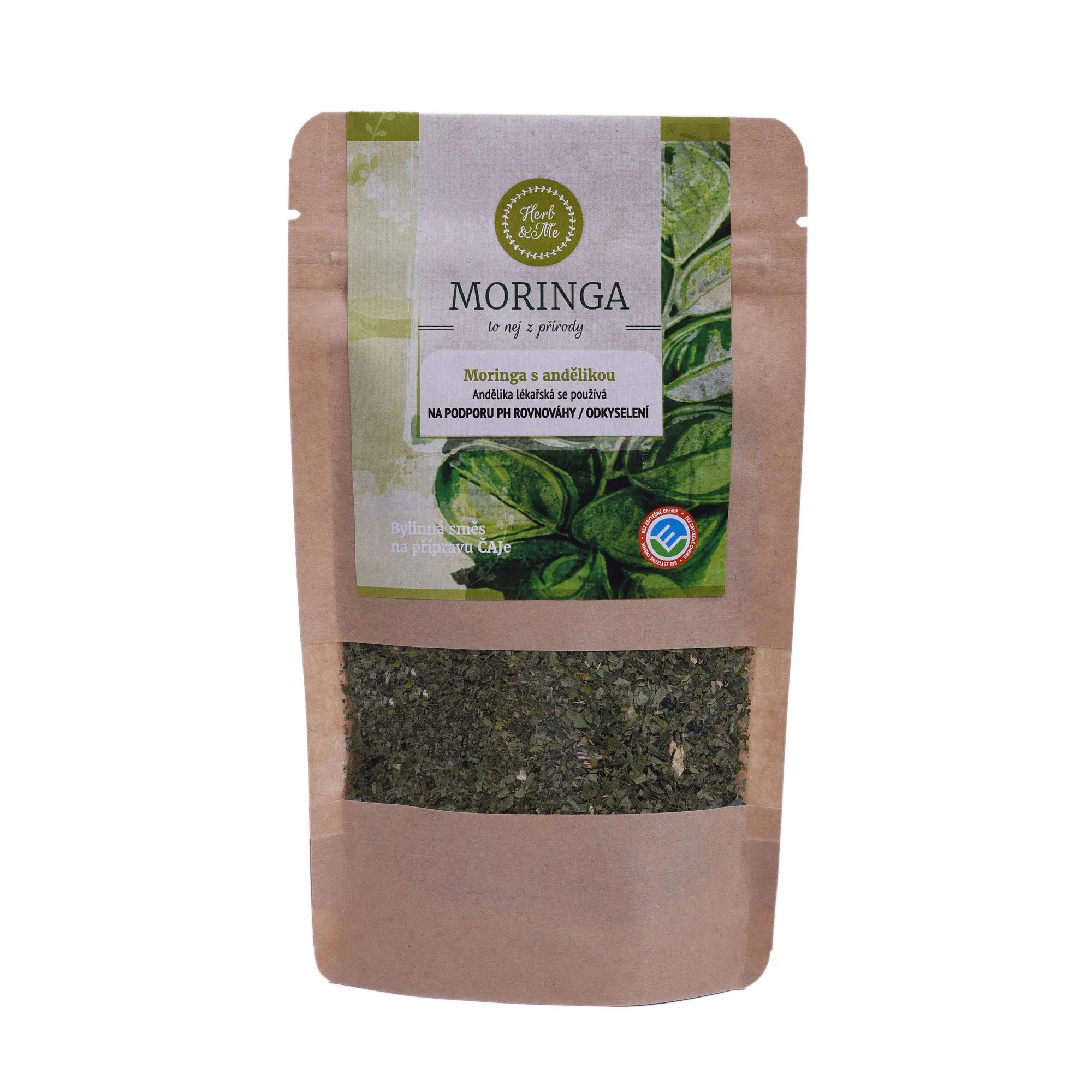 Herb&Me Moringa s andělikou sypaný čaj 30 g