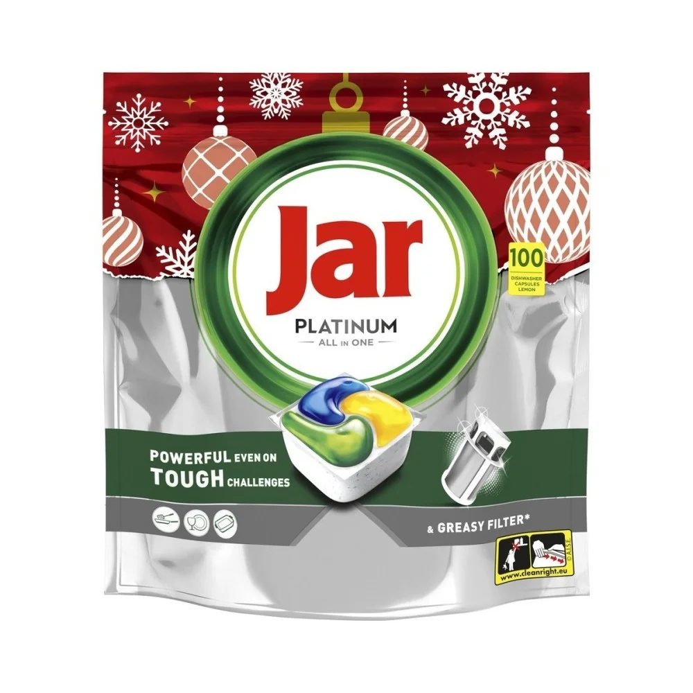 Jar Platinum All In One Lemon kapsle do myčky 100 ks