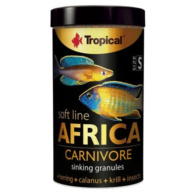 Tropical Africa Carnivore S 250ml/150g krmivo pro všežravé africké ryby 