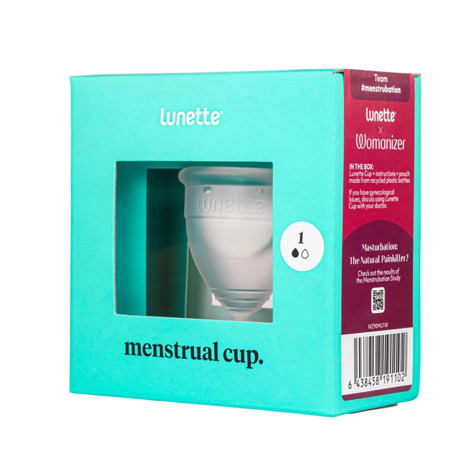 Lunette Menstruační kalíšek - Menstrual Cup - transparent 