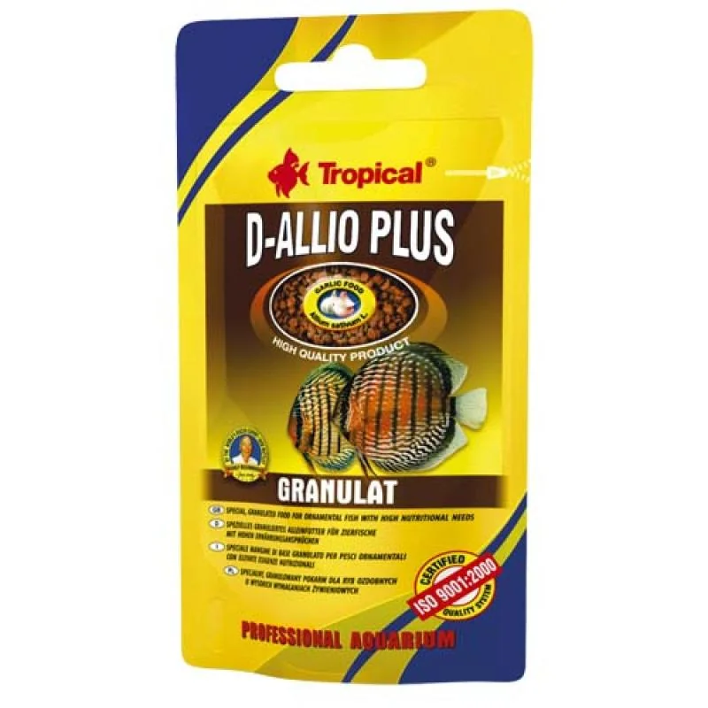 Tropical D-Allio Plus Granulat 22g granulované krmivo pro diskusi 