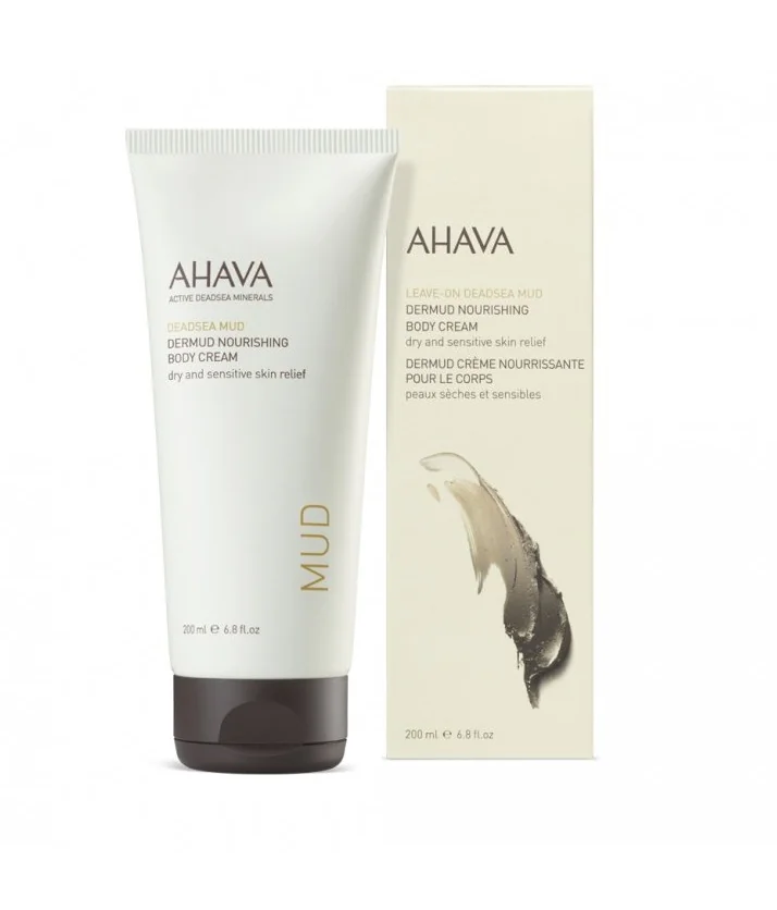 Ahava Dead Sea Mud tělový krém na suchou pokožku 200 ml