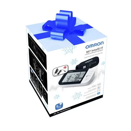 Omron M7 Intelli IT AFib digitální tonometr + síťový zdroj