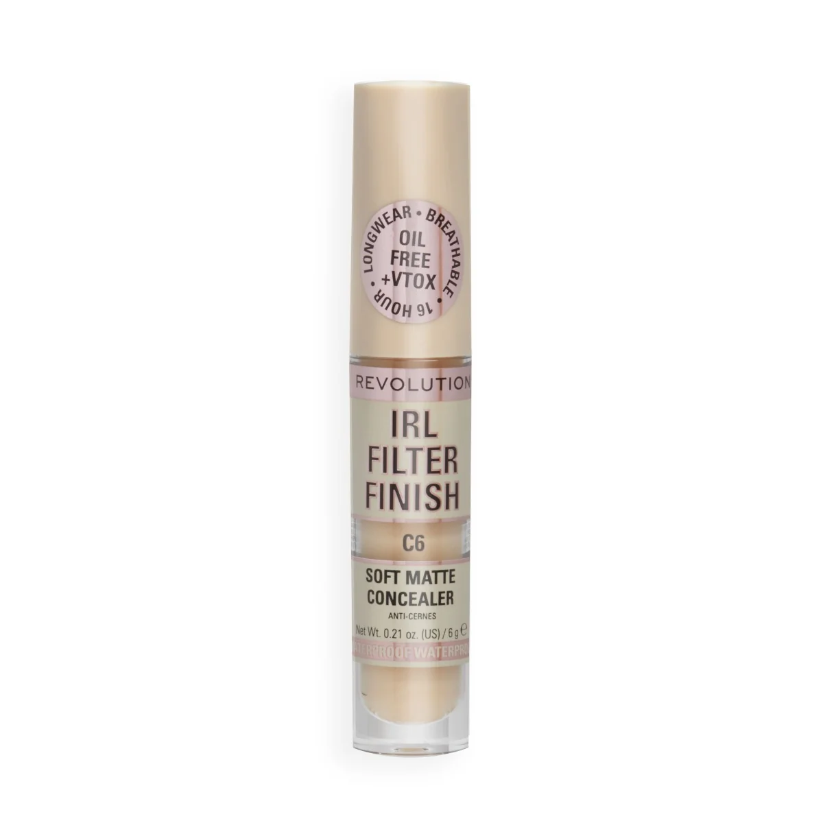 Makeup Revolution IRL Filter Finish Concealer C6 korektor 6 g