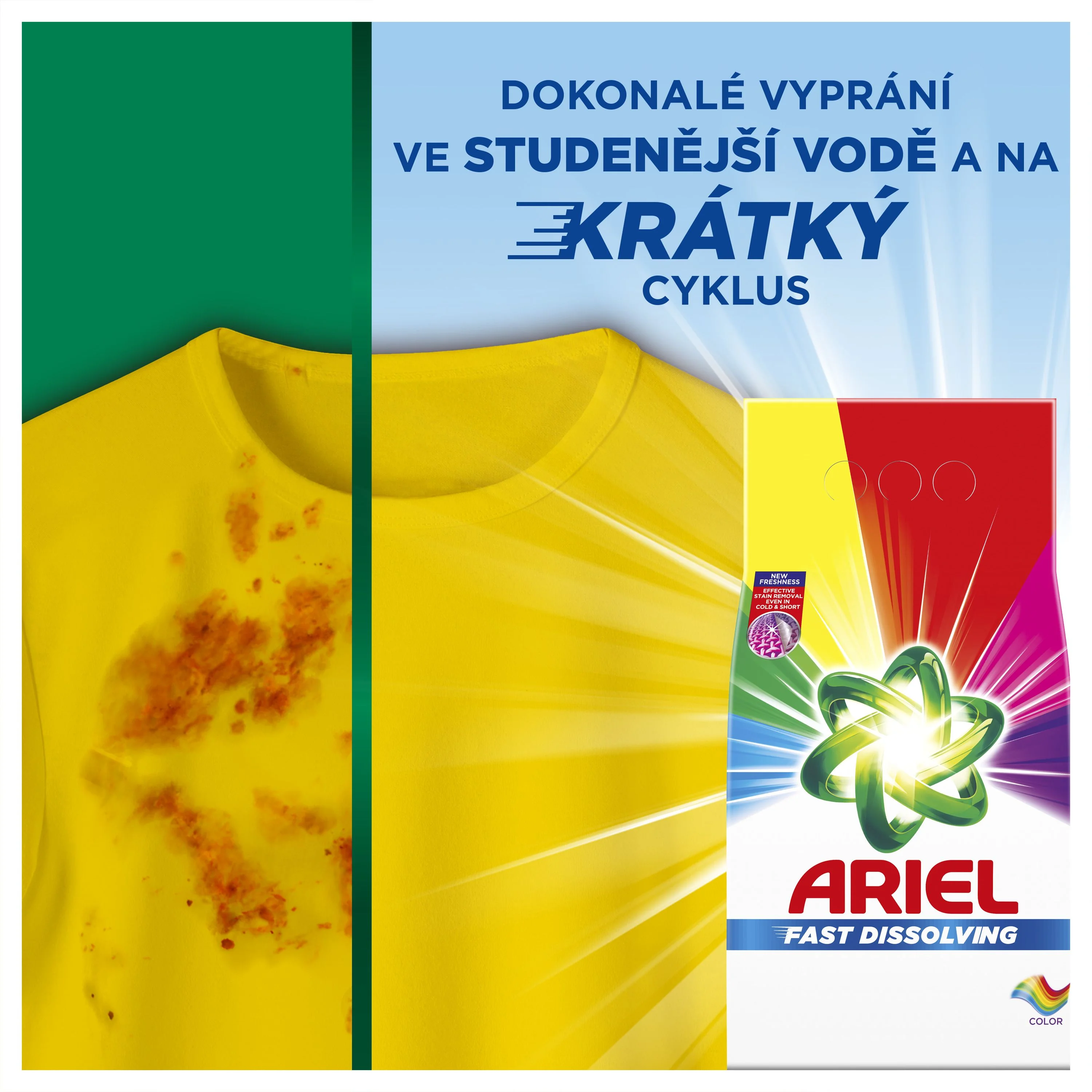 Ariel Color Prášek na praní 4,4 kg 80 praní