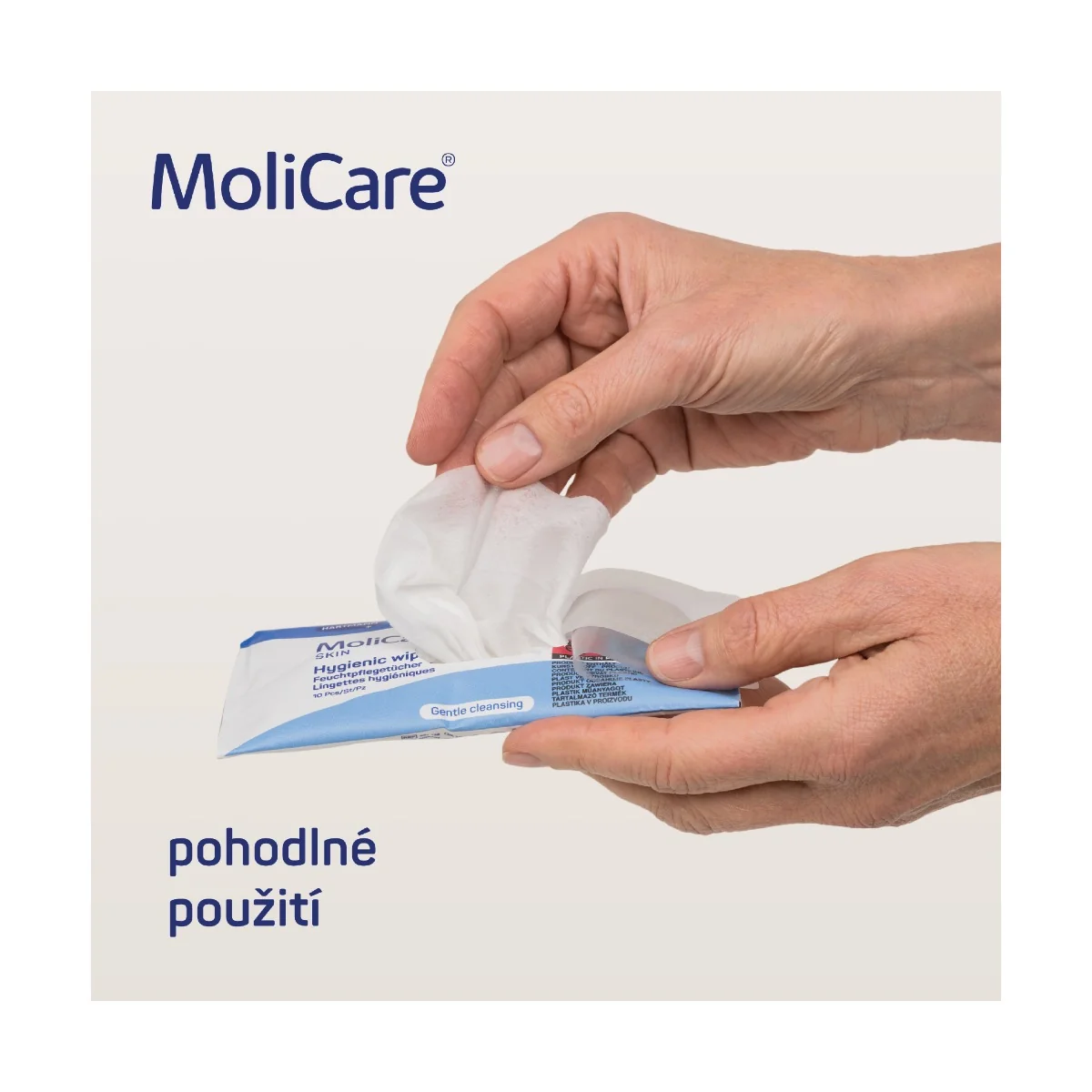 MoliCare Hygienické ubrousky 10 ks