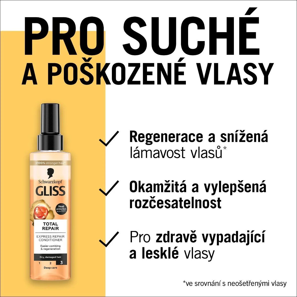 Gliss Total Repair kondicionér ve spreji 200 ml