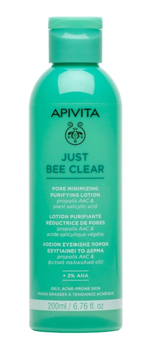 APIVITA Just Bee Clear péče na rozšířené póry a černé tečky 200 ml