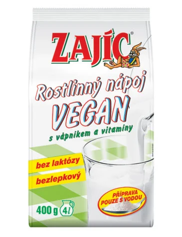 Zajíc Rostlinný nápoj Vegan sáček 400 g