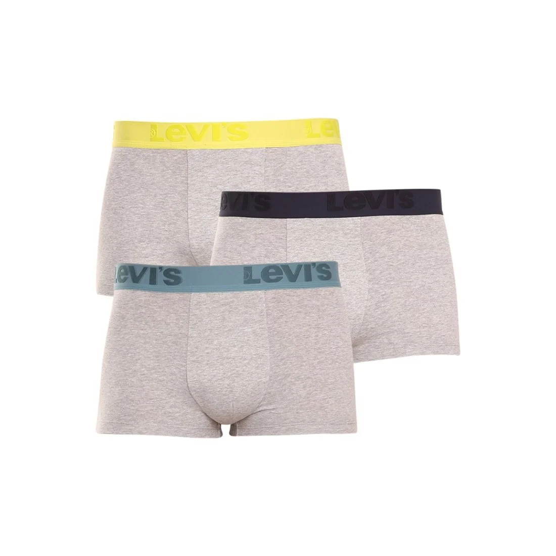 Levis 3PACK pánské boxerky šedé (905042001 015) M