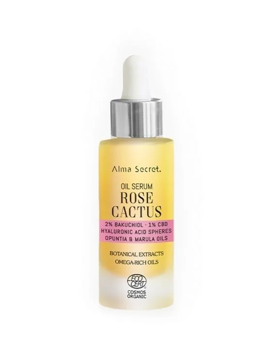 Alma Secret Rose Cactus Oil BIO sérum s bakuchiolem 30 ml