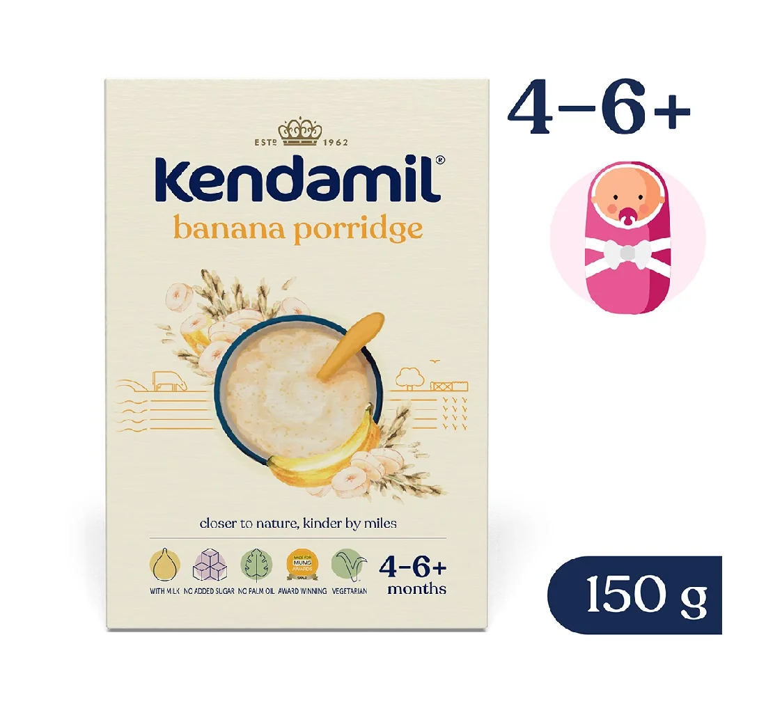 Kendamil Mléčná kaše s banánem 4-6m+ 150 g