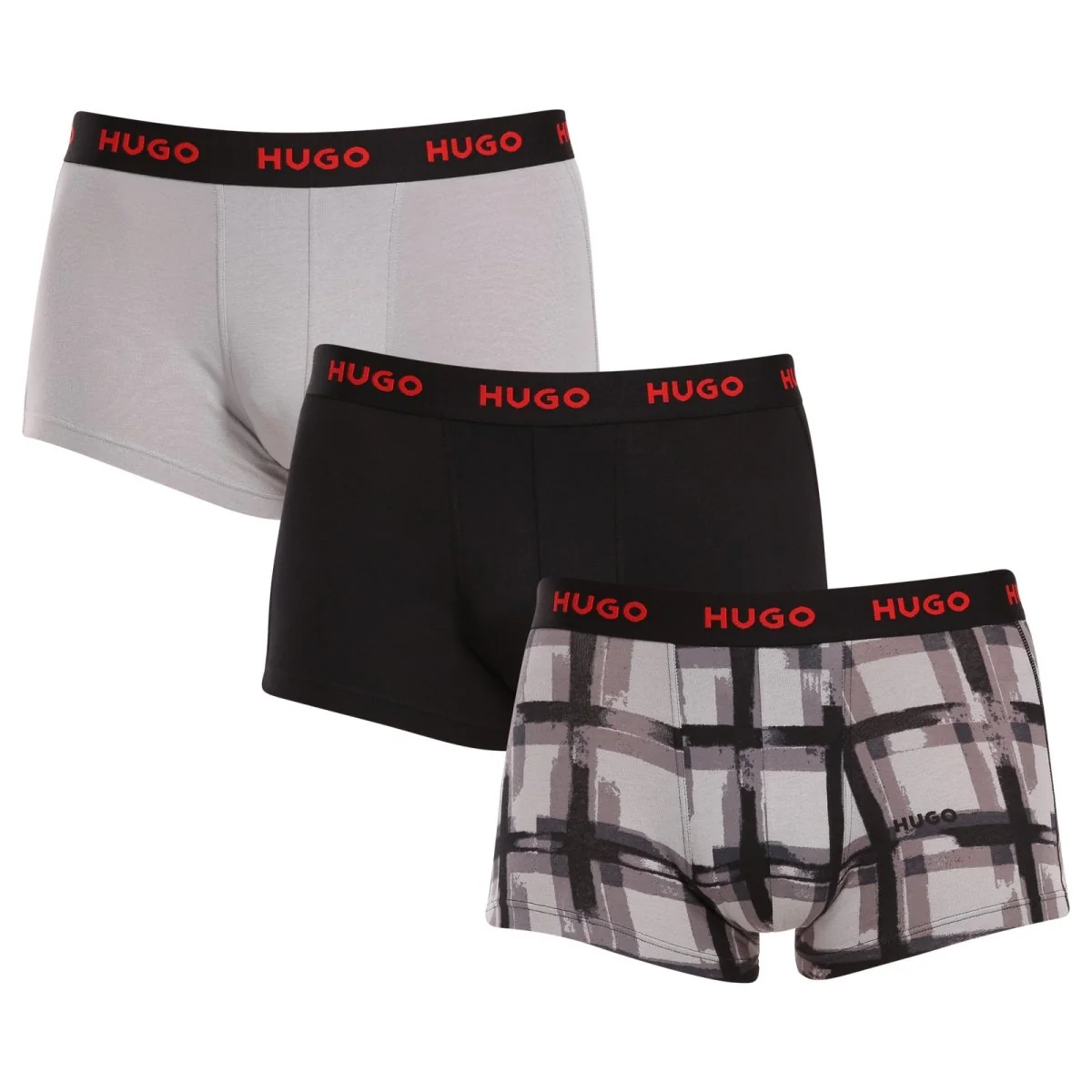 HUGO 3PACK pánské boxerky vícebarevné (50480170 039) M