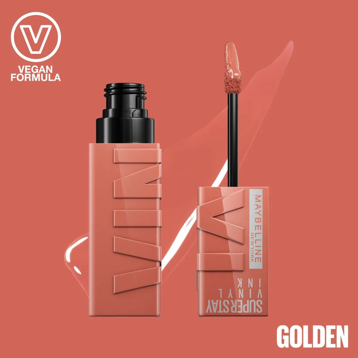 Maybelline SuperStay Vinyl Ink odstín 105 Golden tekutá rtěnka 4,2 ml