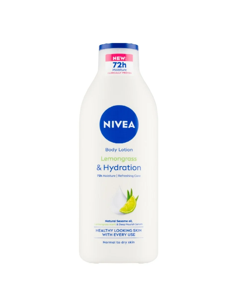 Nivea Lemongrass & Hydration tělové mléko 400 ml