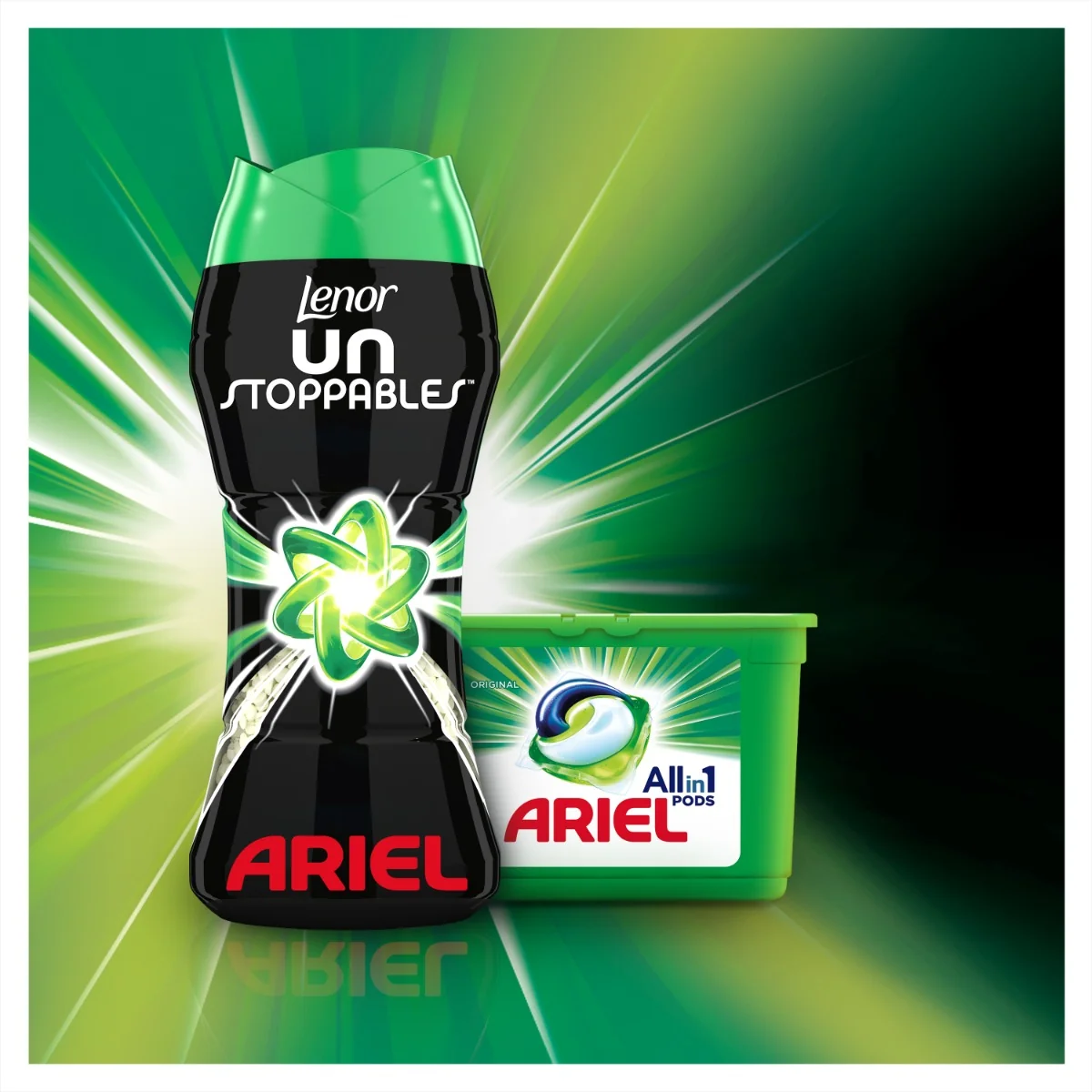 Lenor Unstoppables Vonné perličky Ariel 210 g